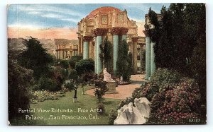 SAN FRANCISCO, CA California ~ PALACE of FINE ARTS  c1910s Mitchell  Postcard