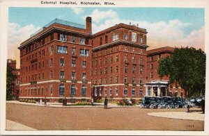 Rochester Minnesota Colonial Hospital MN Unused Co-Mo Postcard E78