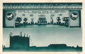 1933 Chicago Illinois Advertising Waukesha Motor Company Teich Postcard 26-42