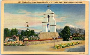 M-99360 Mission San Bernardino Asistencia on El Camino Real California USA