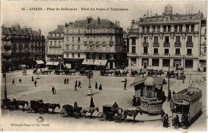 CPA ANGERS - Place du Raillement - Hotel des Postes et Telegraphes (296673)