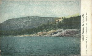 Bar Harbor ME Newport Mountain c1910 Postcard