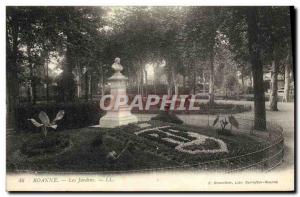 Old Postcard Roanne Gardens