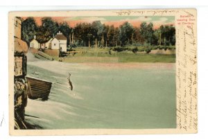 ME - Caribou. Salmon Leaping Dam