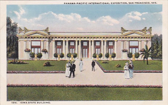 Panama-Pacific International Expo 1915 San Francisco Iowa State Building Curt...