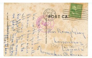 VA - Suffolk. James River Bridge (stains, chipping)