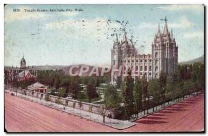 Postcard Old Temple Square Salt Lake City Utah
