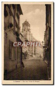 Old Postcard Lisieux Rue St Jacques to Feves