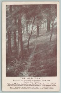 Utah~The Old Trail Oil Painting Card~c1910 Postcard