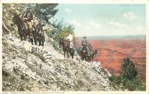 Postcard Arizona Grand Canyon Grand View Detroit Publishing Phostint 23-4417