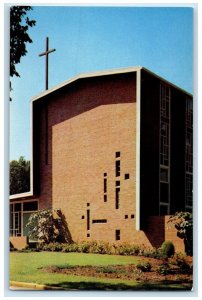 c1950's Immanuel Lutheran Church And Student Center Lawrence Kansas KS Postcard