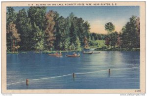 Boating On The Lake, Poinsett State Park, Near Sumter, South Carolina 1930-1940s