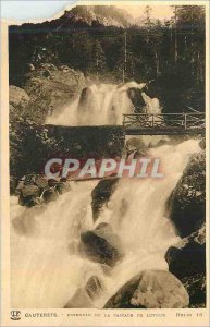 Old Postcard Set of Cauterets Cascade Lutour