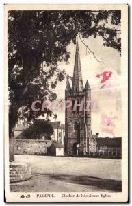 Old Postcard Paimpol Tower of the Old Church