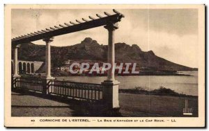 Old Postcard Corniche of & # 39Esterel The Bay & # 39Antheor and Cape Roux
