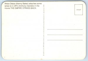 STAR WARS The Empire Strikes Back C-3PO & ARTOO DETOO  4x6 ~ 1980 Postcard