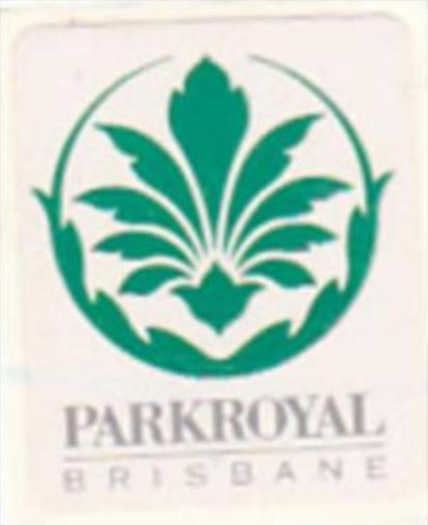 AUSTRALIA BRISBANE PARK ROYAL HOTEL VINTAGE LUGGAGE LABEL