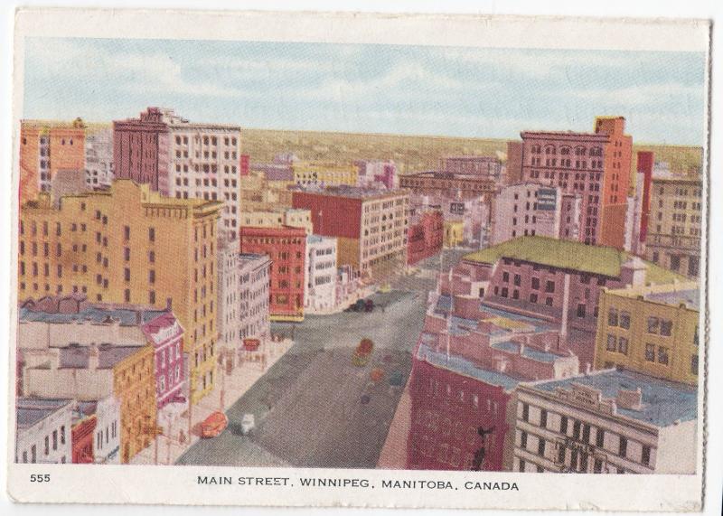 Canada; Main St, Winnipeg, Fold Out Lettercard 1947 PMK to Mr Cuthbert, Kilmaurs