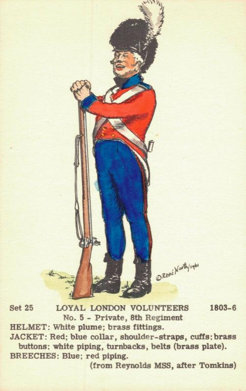Military Loyal London Volunteers Private 8th Regiment - 01.98 