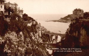 Vintage Postcard 1910's Le Ravin De Ste. Devote La Pointe Du Rocher France FR