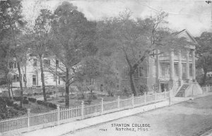 G96/ Natchez Mississippi Postcard 1909 Stanton College Buildings