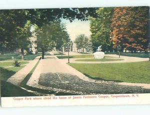 Unused Pre-1907 COOPER PARK Cooperstown New York NY n5060