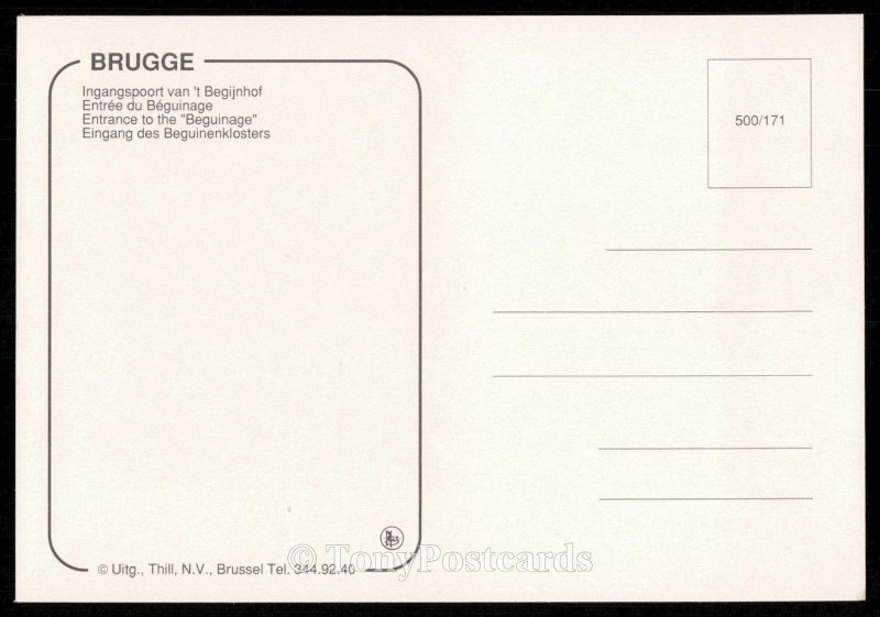Brugge - Ingangspoort ven 't Begijnhof