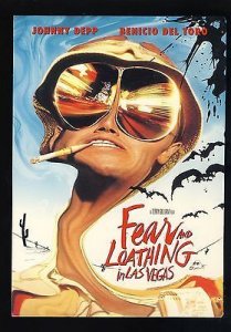 Fear & Loathing In Las Vegas Postcard, Johnny Depp, Benicio Del Toro