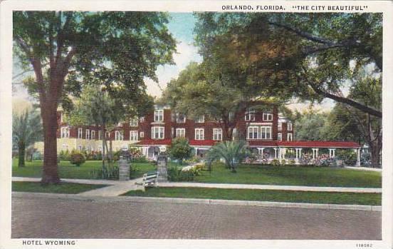 Florida Orlando Hotel Wyoming The City Beautiful 1939