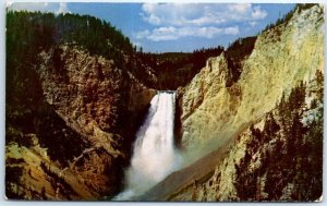 Postcard - Lower Falls Of The Yellowstone - Wyoming