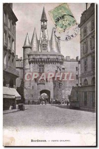 Bordeaux Old Postcard Porte Cailhau