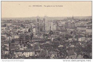 Belgium Brussels Vue generale sur Sainte Gudule