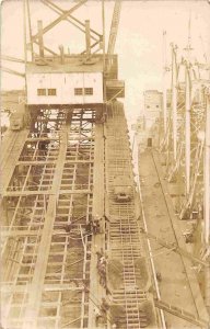 Coaling Station California City San Francisco Bay CA 1913 Real Photo postcard