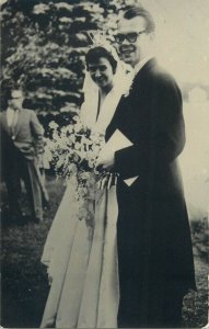 Wedding of Christine Glahns and Count Folke Bernadotte of Wisborg 1931 Sweden 