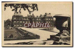 Old Postcard Paris Plais Luxembourg