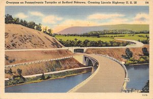 Overpass On Pennsylvania Turnpike Crossing Lincoln Highway U.S. 30 Bedford Na...