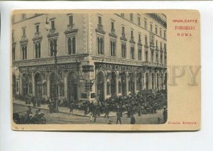 438677 Italy Rome Grand Cafe Faraglia advertisng Vintage postcard