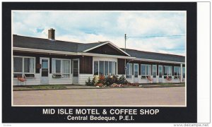 Mid Isle Motel & Coffee Shop, Central Bedeque, Prince Edward Island, Canada, ...