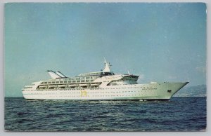 Transportation~Norwegian Southward Ship of the Future~Vintage Postcard