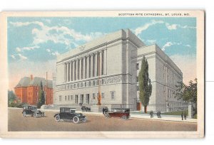 St Louis Missouri MO Postcard 1915-1930 Scottish Rite Cathedral