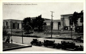 Vtg 1910 Hearst Gymnasium Old Cars University of California Berkeley CA Postcard