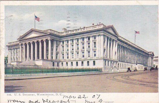 U S Treasury Washington D C 1907