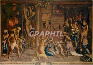 Postcard Modern Avignon (Vaucluse) the Papal Palace tapestry of the seventeen...