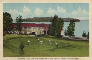 PC GOLF, CANADA, ONTARIO, MUSKOKA LAKES GOLF CLUB, Vintage Postcard (b45784)