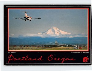 Postcard Mt. Hood, International Airport, Portland, Oregon