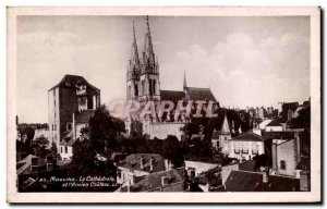 Postcard Old Mills La Cathedrale at the Chateau & # 39Ancien