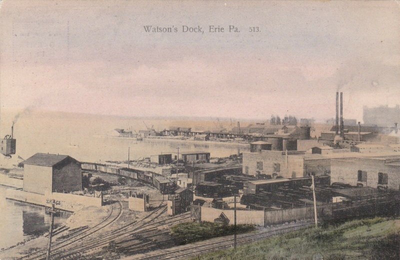 Pennsylvania Erie Watson's Dock sk5844