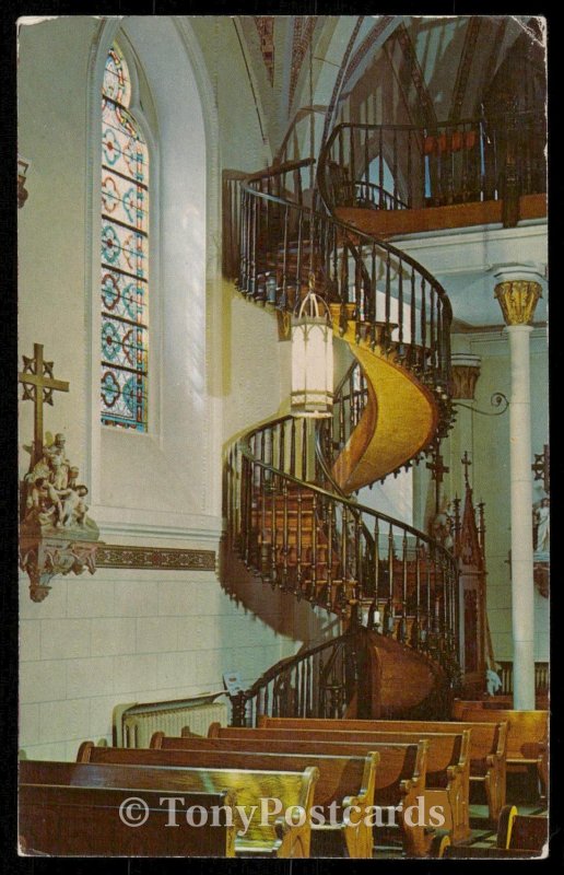 Famous Stairway - Chapel of Our Lady of Light - Loretto Academy