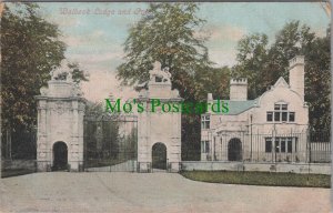 Nottinghamshire Postcard - Worksop, Welbeck Lodge and Gate  RS36105