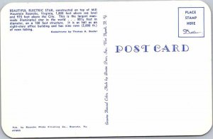 POSTCARD SCENE Roanoke Virginia VA AM9515